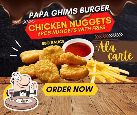 Papa Ghims Burger .